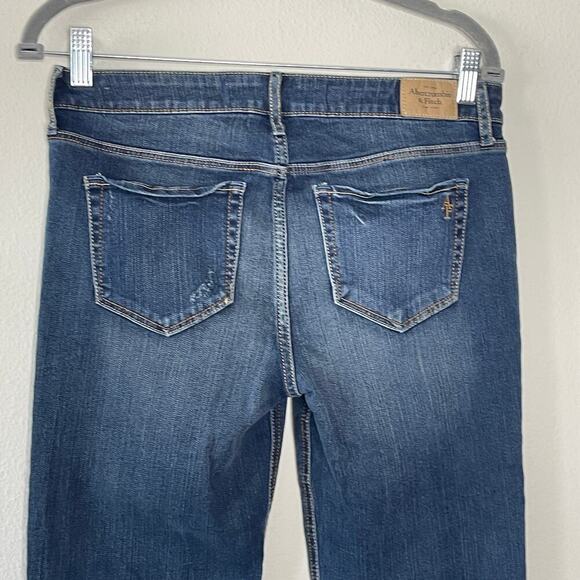 ABERCROMBIE AND FITCH WOMEN'S FLARE    MID RISE DENIM  SIZE 30 - Picture 7 of 8